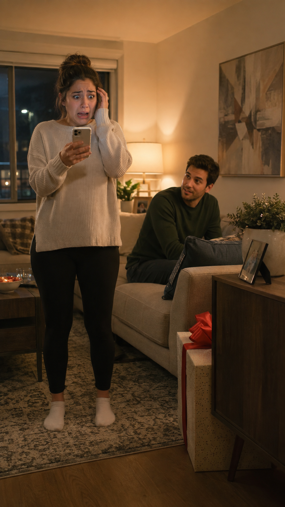 Le cadeau d'anniversaire impossible à cacher