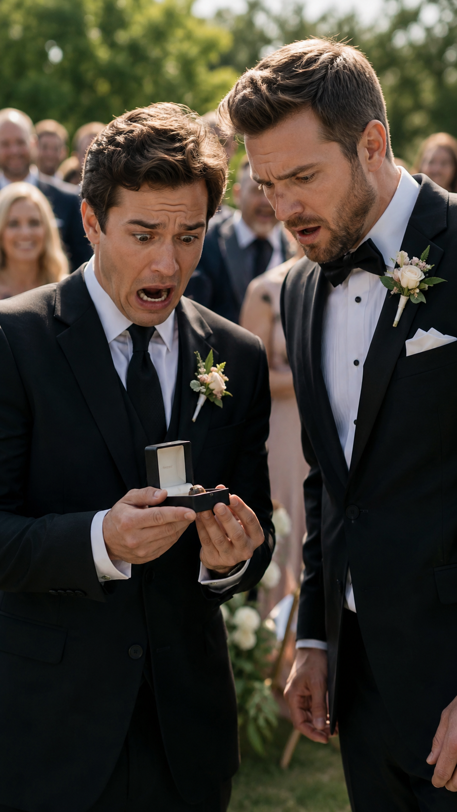 Le témoin du mariage avait oublié un détail
