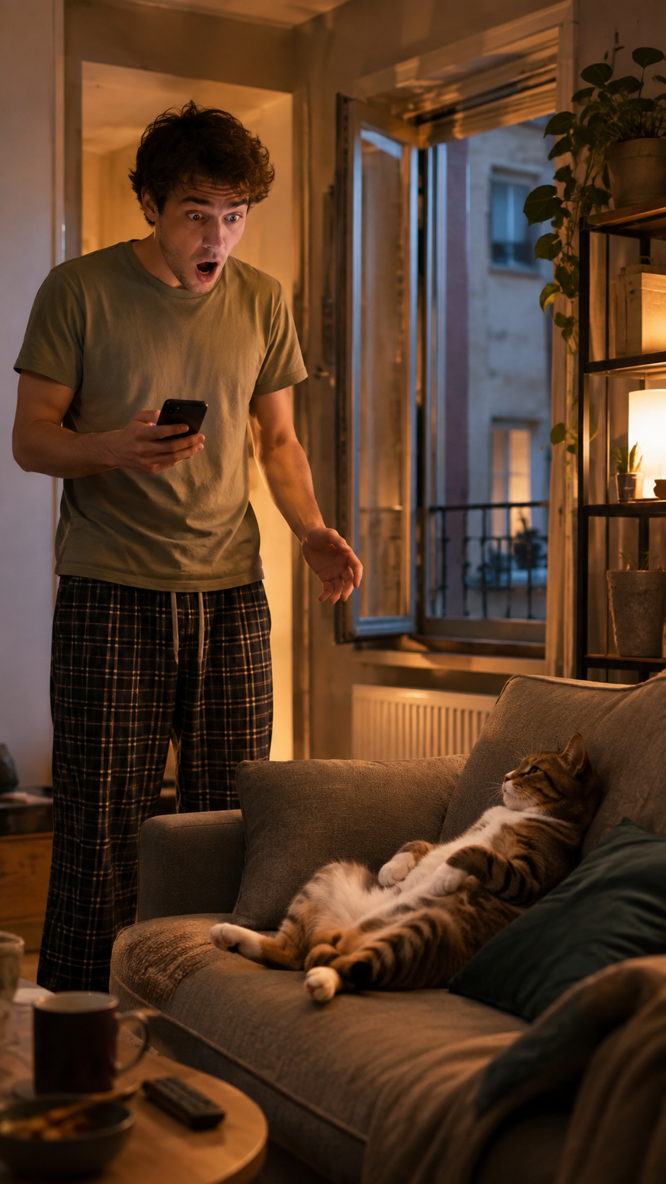 Une inconnue lui demande de récupérer son chat